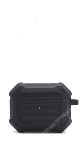 Защитный чехол для AirPods Pro противоударный Spigen, серый 4665299804789 - фото 11641