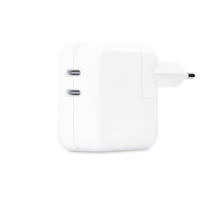 Dual USB-C Port, 35w, белый 4665299808421 - фото 77238