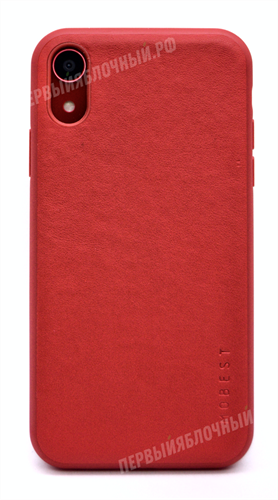 Чехол для iPhone Xr силиконовый, под кожу твердый, Mobest, красный (SL) 4665299803289 - фото 8507
