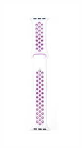 Ремешок для Watch 38/40mm, Nike, белый/фиолетовый 4665299802839