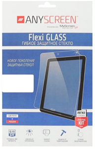Защитное стекло для iPad Air/Pro 10.5, 2D 0.2мм гибридное, Flexi Glass by Deppa, прозрачное 400903