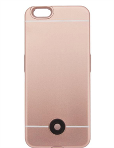 Чехол аккумулятор для iPhone 6/6s 3800mAh X5, розовое золото 3009