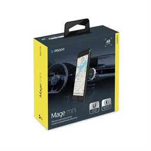 Автомобильный держатель Mag mini для смартфонов, магнитный, серебристый 55179