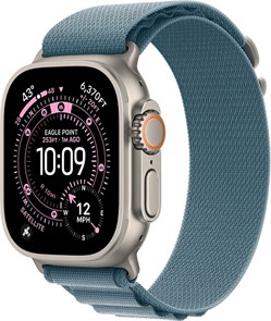 Умные часы Watch Ultra 3 49mm Natural Titanium Case with Light Blue Alpine Loop 4665299810038
