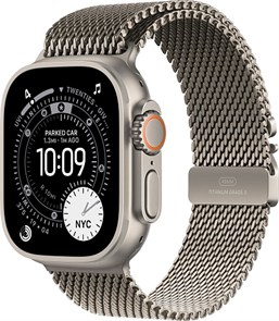 Умные часы Watch Ultra 3 49mm Natural Titanium Case with Natural Titanium Milanese Loop 4665299810031