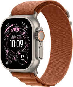 Умные часы Watch Ultra 3 49mm Natural Titanium Case with Terra Cotta Alpine Loop 4665299810041