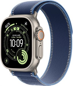Умные часы Watch Ultra 3 49mm Natural Titanium Case with Blue/Bright Trail Loop 4665299810034