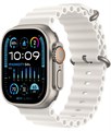Умные часы Watch Ultra 2 49mm Titanium Case with White Ocean Band (MREJ3) MREJ3 - фото 78109